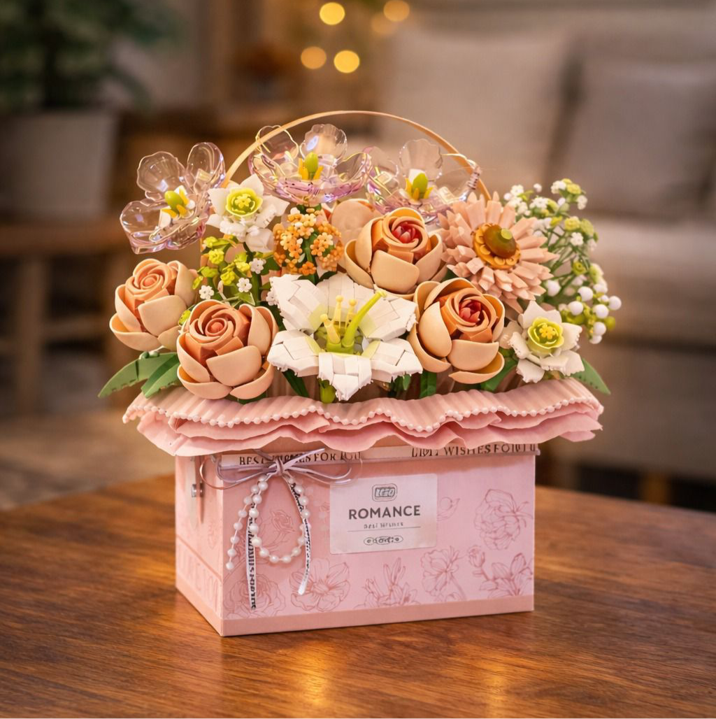 Buquê de flores com Led