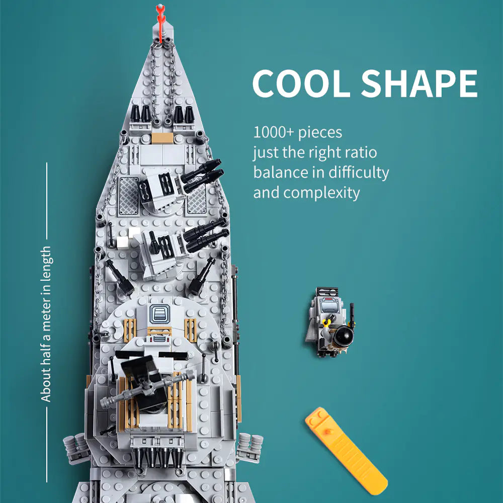 8-in-1 Military Battleship